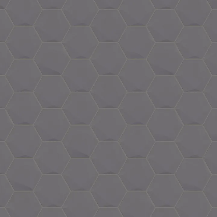 Shaw Floors Tetra 3D Hex — Carbon · 698TS-00500 — flooring selection with LeviArs Design & Remodeling