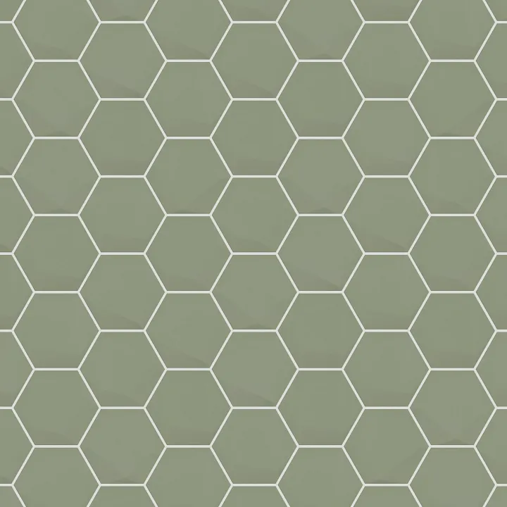 Shaw Floors Tetra 3D Hex — Mint · 698TS-00301 — flooring selection with LeviArs Design & Remodeling