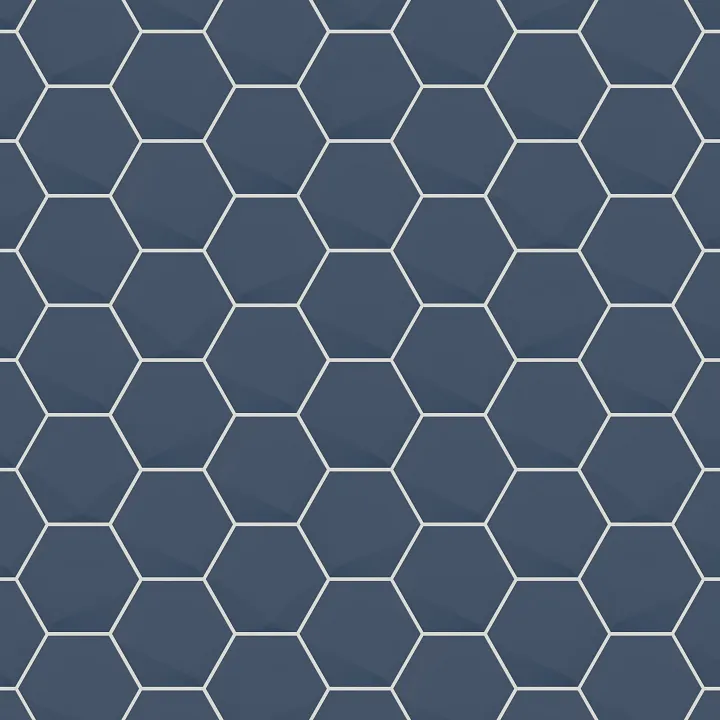 Shaw Floors Tetra 3D Hex — Navy · 698TS-00401 — flooring selection with LeviArs Design & Remodeling