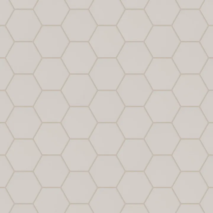 Shaw Floors Tetra 5X6 Hex — Linen · 700TS-00101 — flooring selection with LeviArs Design & Remodeling