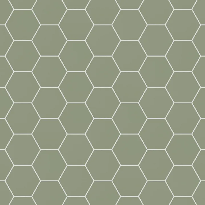 Shaw Floors Tetra 5X6 Hex — Mint · 700TS-00301 — flooring selection with LeviArs Design & Remodeling