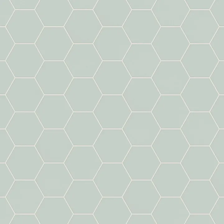 Shaw Floors Tetra 5X6 Hex — Sage · 700TS-00300 — flooring selection with LeviArs Design & Remodeling
