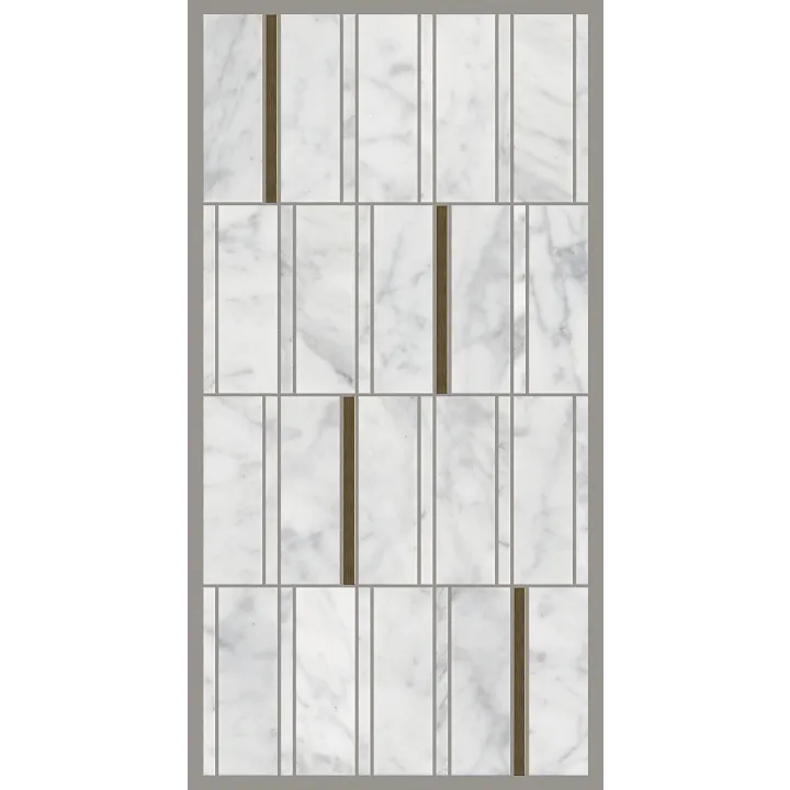 Shaw Floors Zarina Stk Mo — Carrara Marble · 690TS-00500 — flooring selection with LeviArs Design & Remodeling