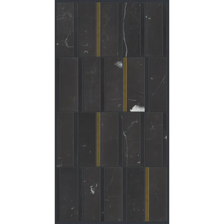 Shaw Floors Zarina Stk Mo — Nero Marquina · 690TS-00900 — flooring selection with LeviArs Design & Remodeling