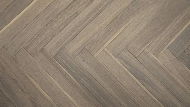Vidar Design Flooring Black Walnut 5 Herringbone Collection-Provence — flooring selection with LeviArs Design & Remodeling