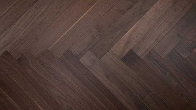 Vidar Design Flooring Black Walnut 5 Herringbone Collection-Natural — flooring selection with LeviArs Design & Remodeling