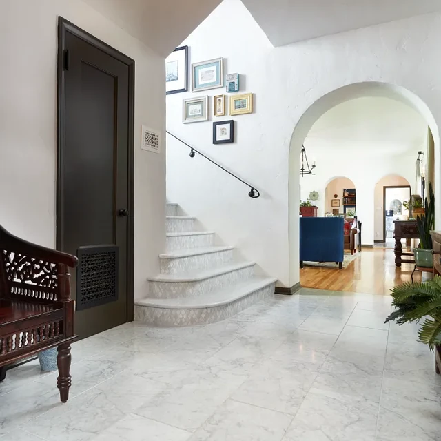 Arizona Tile Bianco Carrara — Marble & Dolomite Tile material selection with LeviArs Design & Remodeling