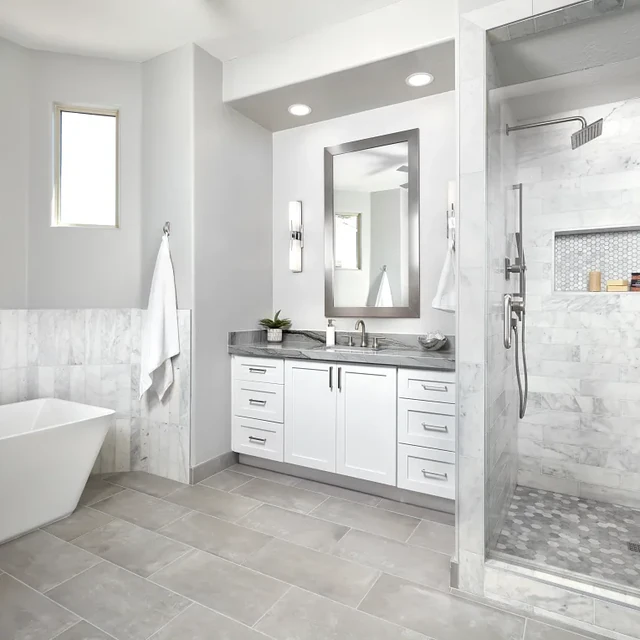 Arizona Tile Calacatta Gris — Marble & Dolomite Tile material selection with LeviArs Design & Remodeling