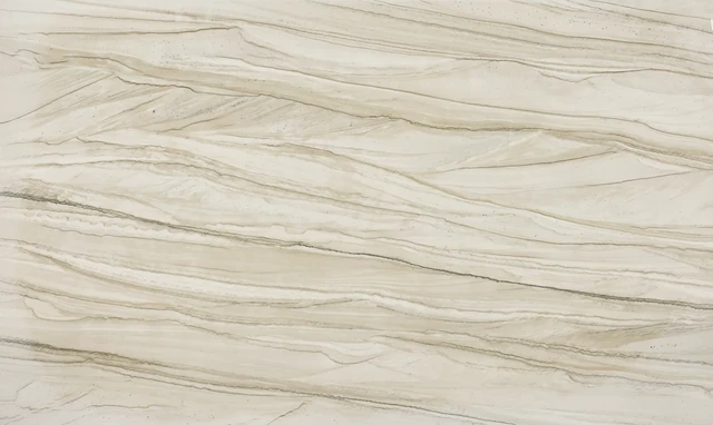 Arizona Tile Chantilly — Quartzite Slab material selection with LeviArs Design & Remodeling