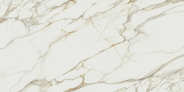 Arizona Tile DT-Calacatta Dorato Polished — Della Terra® Porcelain Slabs material selection with LeviArs Design & Remodeling
