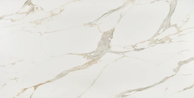 Arizona Tile DT-Calacatta Michelangelo Soft — Della Terra® Porcelain Slabs material selection with LeviArs Design & Remodeling