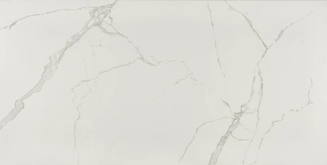 Arizona Tile DT-Marvel Calacatta Extra Polished — Della Terra® Porcelain Slabs material selection with LeviArs Design & Remodeling