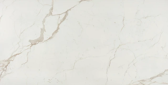 Arizona Tile DT-Marvel Calacatta Prestigio Polished — Della Terra® Porcelain Slabs material selection with LeviArs Design & Remodeling