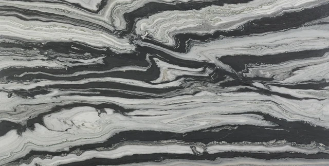 Arizona Tile Fantasy Zebra Satin — Marble & Dolomite Slab material selection with LeviArs Design & Remodeling