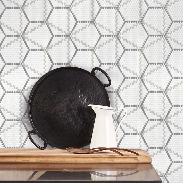 Arizona Tile Geo 2 — Recycled Material Content Tile material selection with LeviArs Design & Remodeling