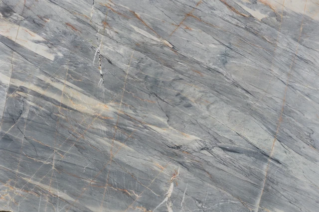Arizona Tile Ijen Blue Satin — Quartzite Slab material selection with LeviArs Design & Remodeling