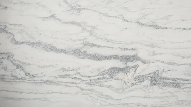 Arizona Tile Montclair White Satin — Marble & Dolomite Slab material selection with LeviArs Design & Remodeling